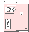 女子用レイアウト