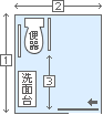男子用レイアウト