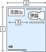 男子用レイアウト