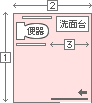 女子用レイアウト