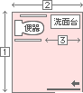 女子用レイアウト