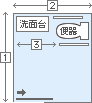 男子用レイアウト