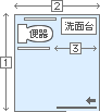男子用レイアウト